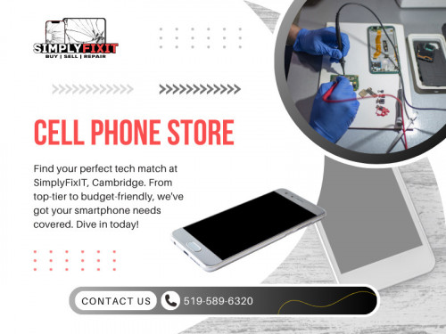 At a specialized Cell phone store, you're not just purchasing products; you're tapping into a wealth of knowledge and expertise. The staff are often trained extensively in the intricacies of various devices and accessories. They can offer personalized recommendations based on your specific needs and device model. 

Official Website : https://www.simplyfixit.ca

Click here for more information: https://www.simplyfixit.ca/cambridge

SimplyFixIT - Phone & Laptop - Cambridge
Address: 112 Main St, Cambridge, ON N1R 1V7, Canada
Phone: +15195896320

Find us on Google Maps: https://maps.app.goo.gl/2jpxE829fovNvJrg6

Our Profile: https://gifyu.com/simplyfixitcam

More Images:
https://rcut.in/bfQjtZgF
https://rcut.in/9IZE3oE1
https://rcut.in/l1vwNgzB
https://rcut.in/uwWrdlrX