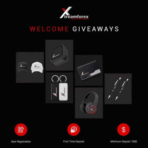 Join Xtreme Markets today and get ready for the ultimate forex trading experience! Make deposit of $100 or more and enjoy these amazing giveaways.