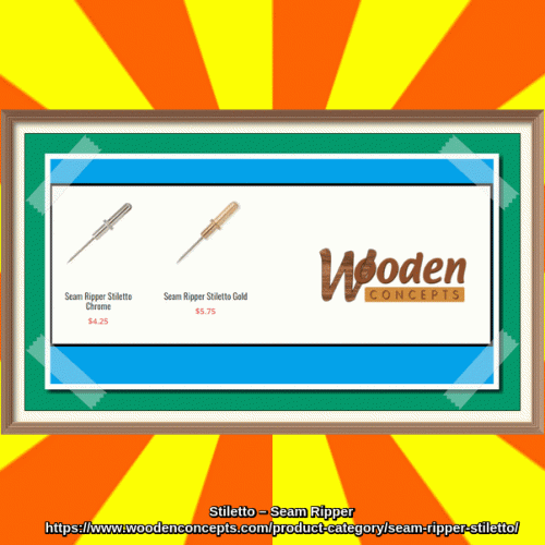 Wooden Concepts is the place online to get your seam ripper stiletto in gold and chrome color.
https://www.woodenconcepts.com/product-category/seam-ripper-stiletto/