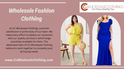 For more details you can visit at: https://www.ccwholesaleclothing.com/