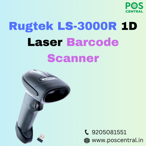 Increase your business efficiency with the Rugtek Barcode Scanner 1D LS3000R. This high-performance scanner ensures fast and accurate barcode scanning, making it perfect for the retail, logistics, and healthcare industries. Its ergonomic design guarantees comfortable use, while its durable construction ensures long life. Experience seamless operations and increased productivity with the Rugtek LS3000R 1D Laser Barcode Scanner, available at the POS Central India. Visit https://www.poscentral.in/rugtek-ls-3000r-1d-laser-barcode-scanner.html