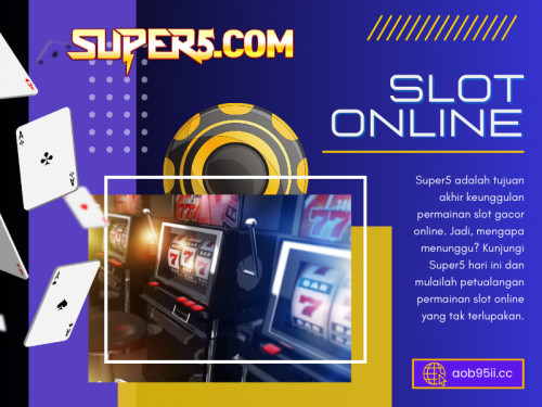 Memilih slot gacor online yang sempurna berarti menemukan keseimbangan yang tepat antara variasi permainan, pembayaran, bonus, dan penyedia tepercaya. Dengan mengingat faktor-faktor kunci ini, Anda dapat memaksimalkan peluang Anda untuk mendapatkan jackpot dan membuka kesuksesan.

Situs Resmi : https://aob95ii.cc

Profil Kami: https://gifyu.com/aob95ii

Lebih banyak foto:

https://tinyurl.com/2xv6csya
https://tinyurl.com/2xzp45s8
https://tinyurl.com/2bg2m84p
https://tinyurl.com/22ubo5gx