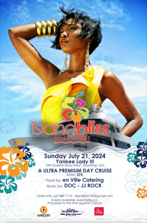 WECAN is organizing Island Bliss Boat Cruise event by WECAN on 2024–07–21 02 PM in Canada, we are selling the tickets for Island Bliss Boat Cruise. https://www.ticketgateway.com/event/view/island-blis-boat-cruise
