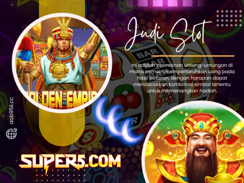 Judi slot online yang sukses memerlukan kesabaran dan ketekunan. Jangan berkecil hati karena kekalahan atau kemunduran, dan ingatlah bahwa kemenangan beruntun bisa terjadi kapan saja. Tetap fokus pada tujuan Anda, pertahankan strategi Anda, dan terus bermain secara bertanggung jawab, dan Anda akan meningkatkan peluang Anda untuk mendapatkan jackpot dan meraih kemenangan besar tersebut.

Situs Resmi : https://aob95ii.cc

Profil Kami: https://gifyu.com/aob95ii

Lebih banyak foto:

http://gg.gg/1aqekp
http://gg.gg/1aqekq
http://gg.gg/1aqekr
http://gg.gg/1aqeku