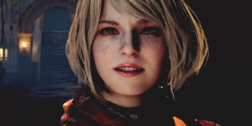 resident evil 4 remake infected ashley close up with flat shadows