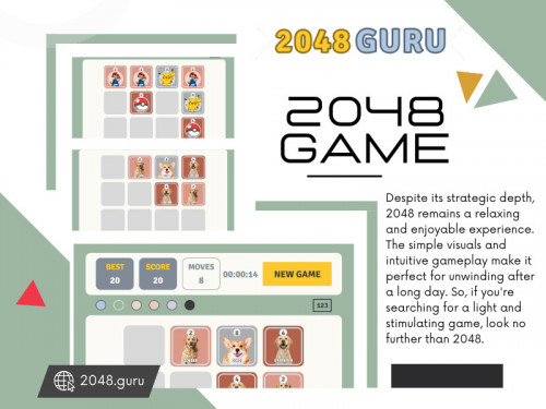 The 2048 game has become incredibly popular in the gaming world, and challenges players to strategically combine numbered tiles to reach the elusive 2048 tile. The addictive nature of combining numbered tiles to reach the elusive 2048 tile has ensnared millions worldwide. 

Official Website: https://2048.guru/

Our Profile: https://gifyu.com/2048guru

More Photos:

https://is.gd/WMjFpg
https://is.gd/v3uq1f
https://is.gd/yXIPK7
https://is.gd/eNzaTf