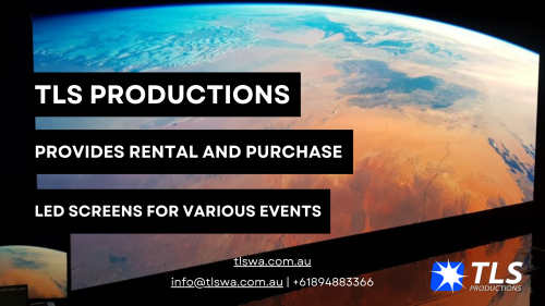 TLS Productions provides a range of LED screens for hire or purchase, suitable for outdoor, indoor, and mobile use. These screens are well-suited for a variety of occasions, including events, activations, theaters, pubs, and sporting events, among others.  #LEDscreensforhire #eventequipmenthireperth #TLSProductions

https://www.tlswa.com.au/hire/led-screens/