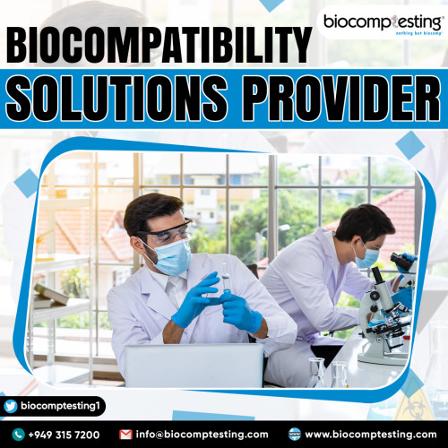 We are a trustworthy source for biocompatibility solutions, dedicated to ensuring the safety and effectiveness of your medical equipment. Our services include comprehensive testing, analysis, and advisory support to help you meet regulatory requirements and speed up the process of getting your product to market—partner with us to access unmatched knowledge and reliable solutions for your biocompatibility needs. Get in touch with us now!

https://www.biocomptesting.com/