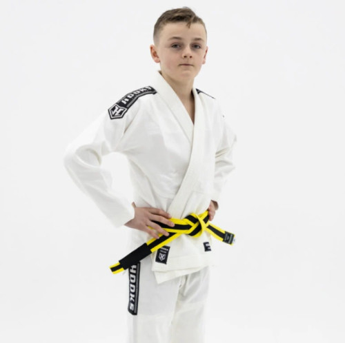 Kids BJJ gi is a martial art designed for children who practice Brazilian jiu-jitsu. It has a jacket, pants and a belt. It is made with durable and comfortable material. The kid's BJJ GI can be used for both GI and no GI training. If you enroll your kid in warm weather, you can go with light and softer Pro Light 2. Check out our web store Hooks Jiujitsu and get different varieties. Since 2016 we have been working to produce high-quality equipment and apparel for grappling art. Our BJJ offers a clean and minimal design on the shoulders and features high-density embroidery of the updated shield. Our BJJ kimono is lightweight and also withstands daily training. Our products that reach you have gone through an extensive period of testing. You will get all sizes that suit males, females, and kids of all age groups. Our store is well-featured with various colors to choose from for your kid or other family members. Visit our store and place an order to get the best apparel for your family. For more info, kindly visit https://hooksbrand.com/collections/kids