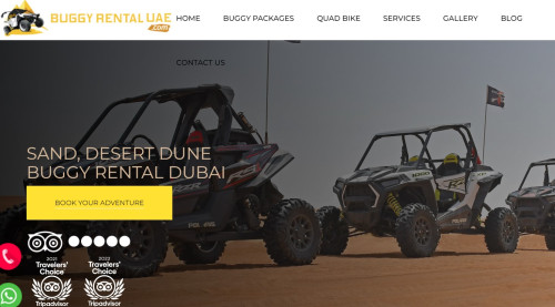 Are you looking forward to explore the great Arabian Desert in a powerful mechanical vehicle? Plan a trip to Dubai with us and let your fantasies be fulfilled in a 4*4 wheel drive.

https://www.buggyrentaluae.com/