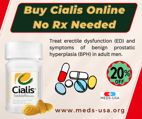 Cialis tablets are a prescription medication containing the active ingredient tadalafil. They are used to treat erectile dysfunction (ED) and symptoms of benign prostatic hyperplasia (BPH) in adult men. By relaxing blood vessels and increasing blood flow to specific areas, Cialis helps men achieve and maintain erections during sexual stimulation.