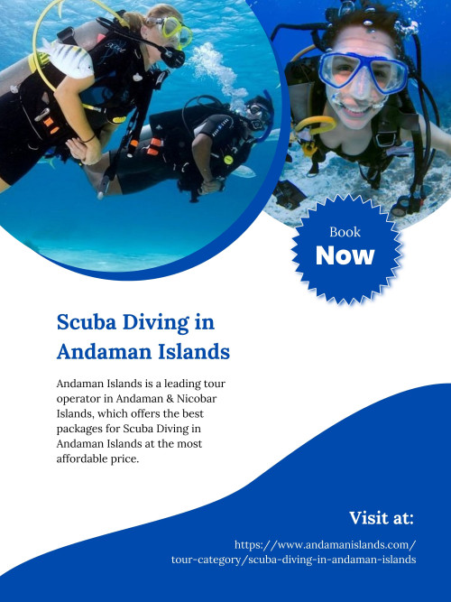 Andaman Islands is a leading tour operator in Andaman and Nicobar Islands, which offers the best tour packages for Scuba Diving in Andaman Islands at affordable price. To know more visit at https://www.andamanislands.com/tour-category/scuba-diving-in-andaman-islands