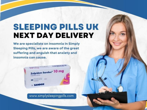 Gone are the days of rushing to the nearest pharmacy or waiting in long queues. Our online platform allows you to order your sleeping pills UK next day delivery from the comfort of your own home, saving you time and effort. 

Official Website : https://www.simplysleepingpills.com

My Profile : https://gifyu.com/simplysleeping

More Images :
https://tinyurl.com/bvkesdh7
https://tinyurl.com/32ahamb8
https://tinyurl.com/2h6buur6
https://tinyurl.com/3d8xcfue