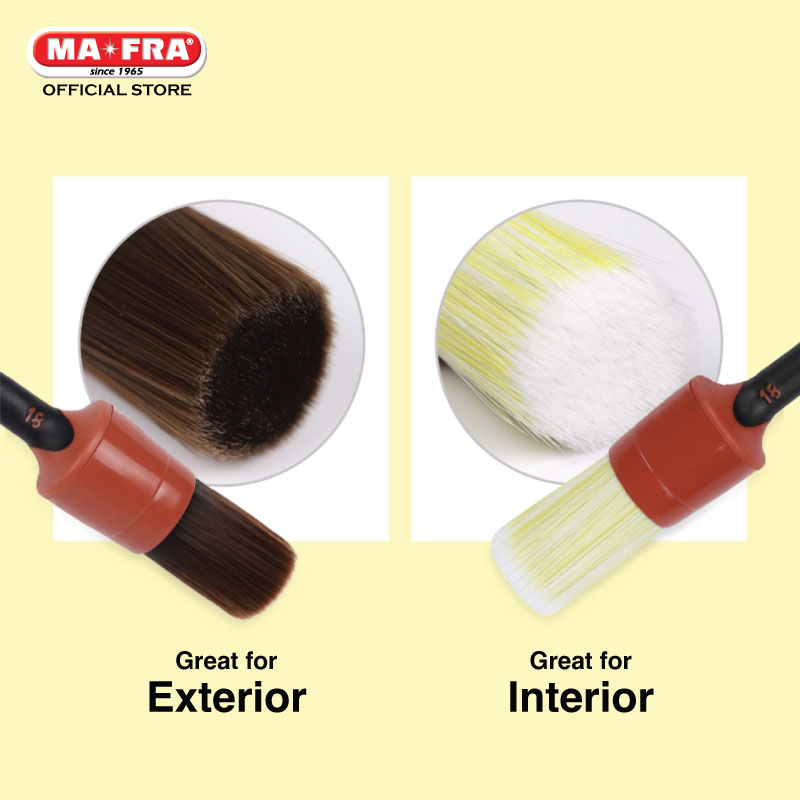 Mafra Pennello Detailing Brush Exterior Interior - Mafra Official Store Singapore
