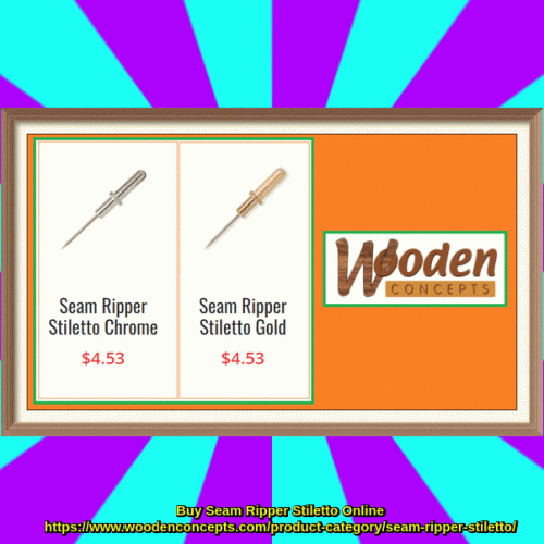 Wooden Concepts is the place online to get your seam ripper stiletto in gold and chrome color.
https://www.woodenconcepts.com/product-category/seam-ripper-stiletto/