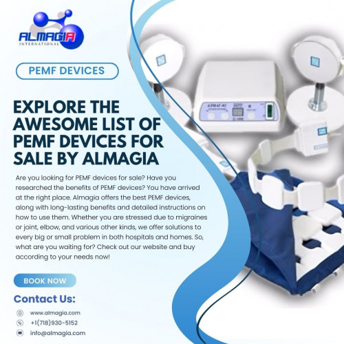 Are you looking for PEMF devices for sale? Have you researched the benefits of PEMF devices? You have arrived at the right place. Almagia offers the best PEMF devices, along with long-lasting benefits and detailed instructions on how to use them. Whether you are stressed due to migraines or joint, elbow, and various other kinds, we offer solutions to every big or small problem in both hospitals and homes. So, what are you waiting for? Check out our website and buy according to your needs now!