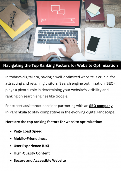 Website optimization hinges on several key factors: high-quality content, mobile-friendliness, fast page load speeds, robust security, excellent user experience, and quality backlinks. These elements collectively enhance visibility and user engagement, driving more traffic and improving search engine rankings. Staying updated with SEO best practices is essential for maintaining a competitive edge in the digital landscape. To know more visit here https://singhimarketingsolutions.com/seo-services/panchkula/