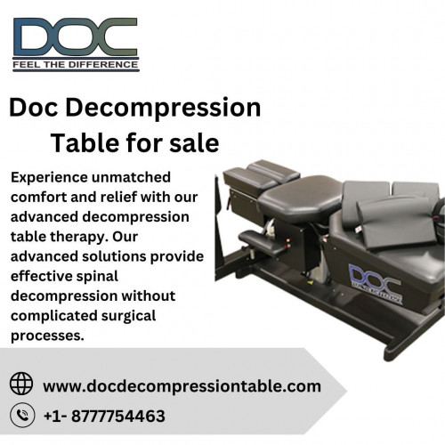 No More Back Pain And Spinal Issues; Get Relief With Our Best Decompression Table