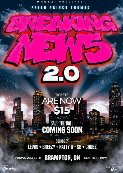 Prezzi.Ebk is organizing BREAKING NEWS 2.0 event by Prezzi.Ebk on 2024–07–12 10 PM in Canada, we are selling the tickets for BREAKING NEWS 2.0. https://www.ticketgateway.com/event/view/breaking-new-2-0