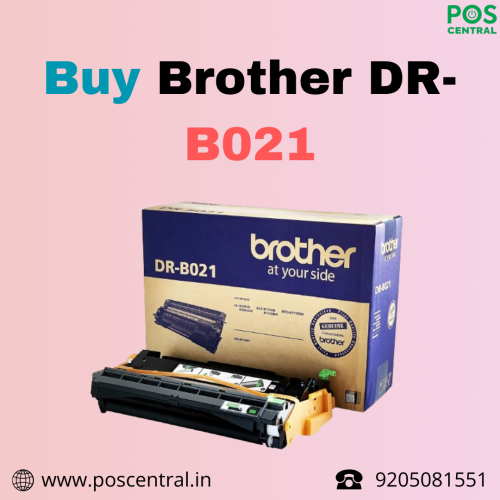 The Brother DR-B021 Drum Cartridge ensures superior printing quality and longevity for your compatible Brother printers. This drum cartridge guarantees reliable and consistent results, minimizing downtime and maximizing productivity. Trust it to deliver crisp, professional documents with every print. Buy brother DR-B021 yours today for a seamless printing experience Visit POS Central India for more information: https://www.poscentral.in/brother-drum-cartridge-dr-b021.html