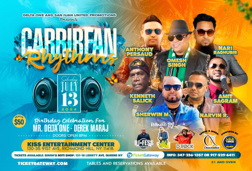 Delta One X San Juan United is organizing Carribean Rhythms event by Delta One X San Juan United on 2024–07–13 09 PM in United States, we are selling the tickets for Carribean Rhythms. https://www.ticketgateway.com/event/view/carribean-rhythms