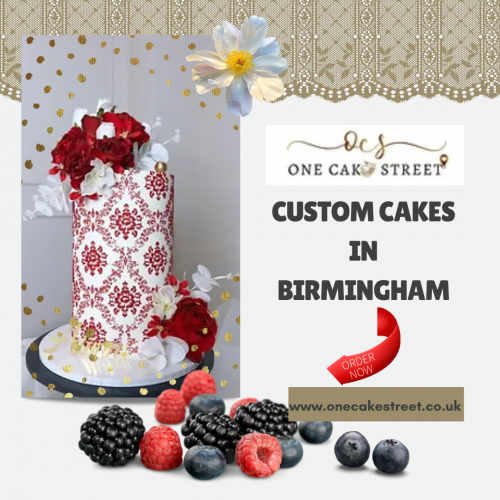 Discover exquisite custom cakes in Birmingham at One Cake Street. Perfect for any occasion, our cakes are crafted with love and premium ingredients. Create your dream cake with us today!

Click here: https://www.onecakestreet.co.uk/custom-cakes-in-birmingham