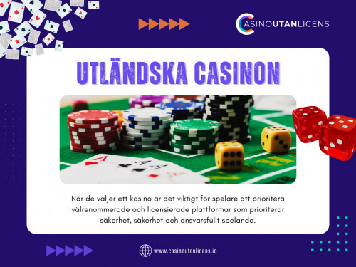 Säkerheten och tillförlitligheten för Utländska casinon kan variera beroende på jurisdiktion och den specifika kasinooperatören. Det är viktigt för spelare att välja välrenommerade offshore-kasinon som är licensierade av respekterade tillsynsorgan som Malta Gaming Authority (MGA) eller UK Gambling Commission (UKGC).

Officiell hemsida: https://www.villagevoice.com/casino-utan-svensk-licens/

Vår profil: https://gifyu.com/casinoutanlicens

Fler bilder: https://is.gd/HlhQOu
https://is.gd/6F87Xb
https://is.gd/9Aip2B
https://is.gd/3VJ83I