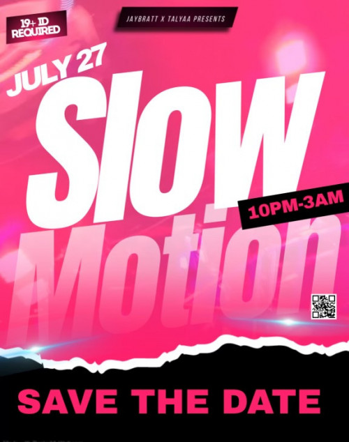Jaybratt is organizing SLOW MOTION event by Jaybratt on 2024–07–27 10 PM in Canada, we are selling the tickets for SLOW MOTION. https://www.ticketgateway.com/event/view/slow-motion--