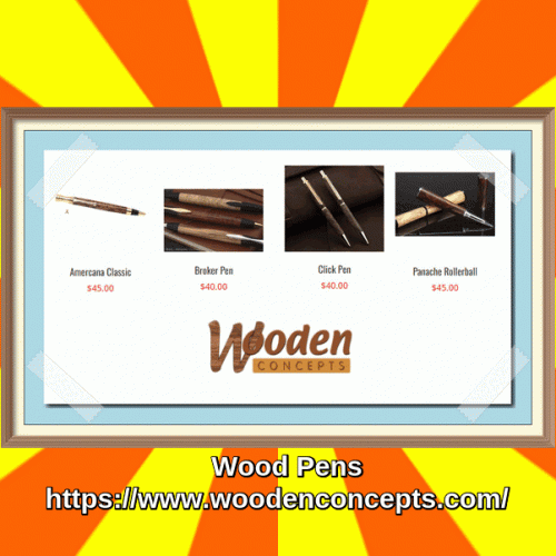 Handmade wood pens of Wooden Concepts make beautiful gifts and showcase the quality of wood material we use as well as the expertise and creativity of our woodwork.
https://www.woodenconcepts.com/