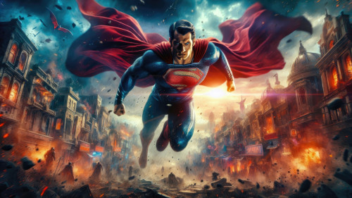 superman the mighty warrior id 1920x1080