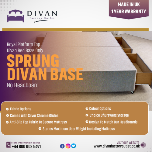 Revolutionize Your Sleep with a Comfortable and Sturdy Sprung Divan