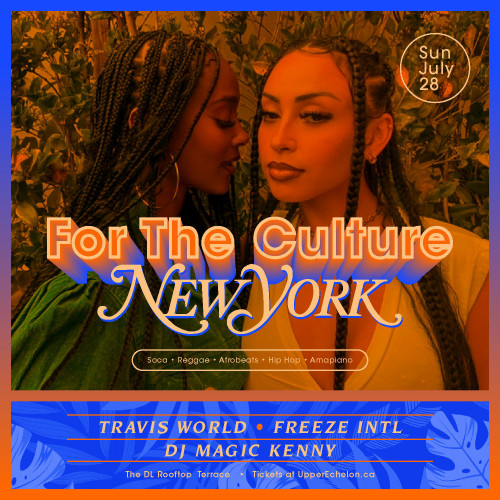 Upper Echelon Experiences is organizing FOR THE CULTURE | NYC Day Vibes ft Travis World, FREEZE & DJ Magic Kenny event by Upper Echelon Experiences on 2024–07–28 05 PM in United States, we are selling the tickets for FOR THE CULTURE | NYC Day Vibes ft Travis World, FREEZE & DJ Magic Kenny. https://www.ticketgateway.com/event/view/for-the-culture---nyc-day-vibe-ft-travi-world--freeze---dj-magic-kenny