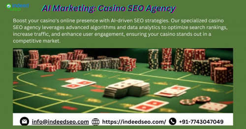 Boost your casino's online presence with AI-driven SEO strategies. Our specialized casino SEO agency leverages advanced algorithms and data analytics to optimize search rankings, increase traffic, and enhance user engagement, ensuring your casino stands out in a competitive market.