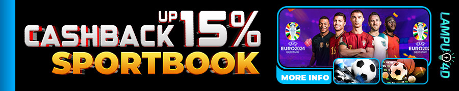 BONUS CASHBACK SPORTBOOK UP 15%