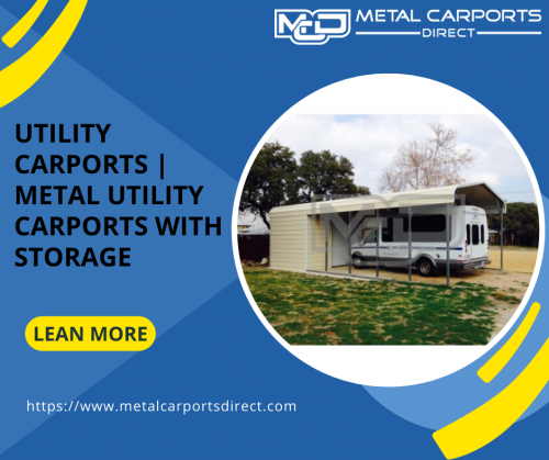 Utility Carports Metal Utility Carports with Storage