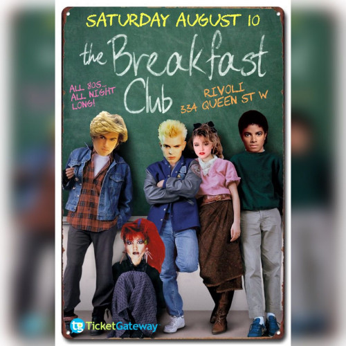 SFS|ENT is organizing THE BREAKFAST CLUB ~ AUG 10 2024 ( all things 80s ) event by SFS|ENT on 2024–08–10 10 PM in Canada, we are selling the tickets for THE BREAKFAST CLUB ~ AUG 10 2024 ( all things 80s ). https://www.ticketgateway.com/event/view/tbc80saug