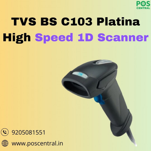 Streamline your operations effortlessly with BS C103 PLATINA. This versatile scanner features a programmable LED indicator and an optional vibrator for customizable feedback, ensuring efficient use in various environments. It supports multiple system interfaces such as Keyboard, RS-232, HID USB, USB Virtual COM, wand, OPOS, and JPOS. It boasts an IP 41 environmental sealing rating, safeguarding against dust and water. Buy TVS BS C103 Platina High Speed 1D Scanner to boost productivity from POS Central India. Visit for more details:https://www.poscentral.in/tvs-bs-c103-platina-high-speed-1d-scanner.html