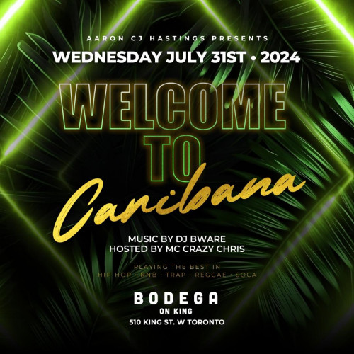 Aaron Hastings is organizing WECLCOME TO CARIBANA 2024! event by Aaron Hastings on 2024–08–31 10 PM in Canada, we are selling the tickets for WECLCOME TO CARIBANA 2024!. https://www.ticketgateway.com/event/view/weclcome-to-caribana