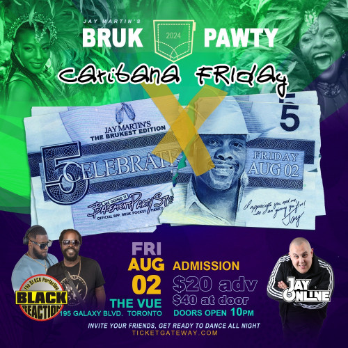 Jay Martin is organizing Bruk Pawty event by Jay Martin 2024–08–02 11 PM in Canada, we are selling the tickets for Bruk Pawty
https://www.ticketgateway.com/event/view/bruk-pawty