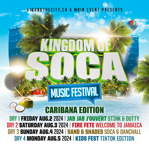 416 And The City is organizing Fire Fete: Dancehall Edition | Toronto Carnival 2024 event by 416 And The City on 2024–08–03 09 PM in Canada, we are selling the tickets for Fire Fete: Dancehall Edition | Toronto Carnival 2024. https://www.ticketgateway.com/event/view/fire-fete-dancehall-edition-toronto-carnival-2024