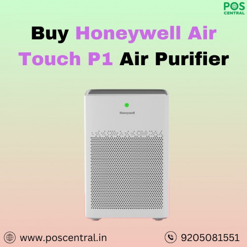 Discover pure, breathable air with the Honeywell Air Touch P1 Air Purifier. Equipped with advanced high-grade H13 HEPA filtration, it efficiently removes PM2.5, dust, and pollutants. Ideal for medium-sized rooms, it ensures a healthier environment with its CADR of 450 m³/h. This purifier has a convenient filter change indicator and a child lock safety mode. Easily breathe cleaner, fresher air with this stylish, portable purifier. Buy Honeywell Air Touch P1 Air Purifier from POS Central India. Visit for more information: https://www.poscentral.in/honeywell-air-touch-p1-air-purifier.html