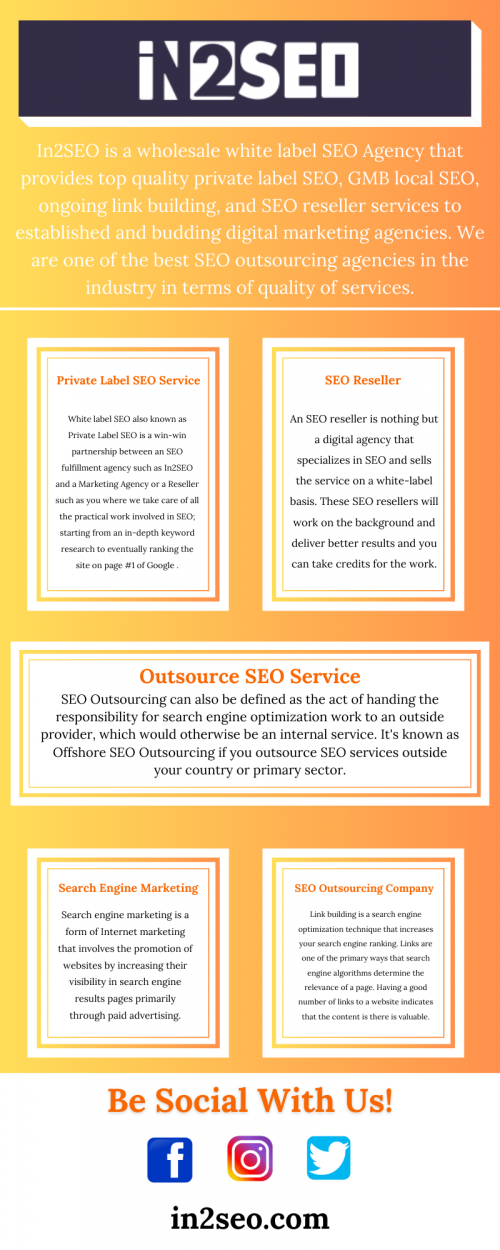 Discover top-notch link building services with our trusted link building reseller. We specialize in acquiring high-quality backlinks through strategic outreach and content creation, tailored to boost your website’s SEO performance. Partner with us to enhance your online visibility and drive organic traffic growth effectively. Visit here : https://in2seo.com/