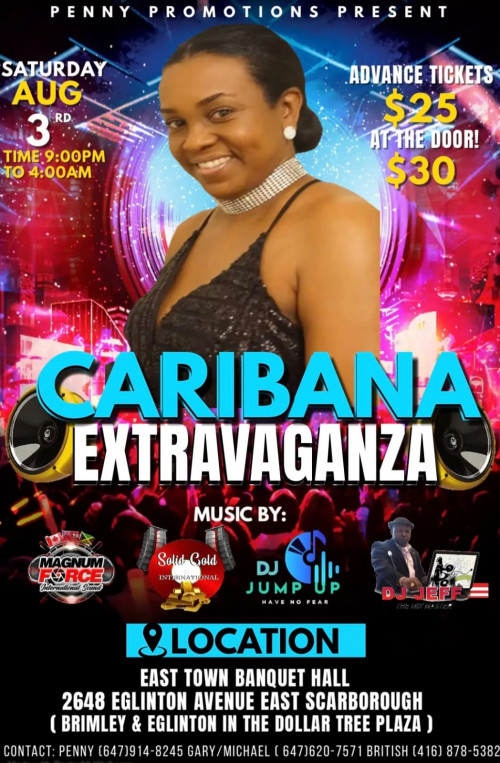 PENNYPROMOTIONS is organizing Caribana Extravaganza event by PENNYPROMOTIONS on 2024–08–03 09 PM in Canada, we are selling the tickets for Caribana Extravaganza. https://www.ticketgateway.com/event/view/caribana-extravaganza