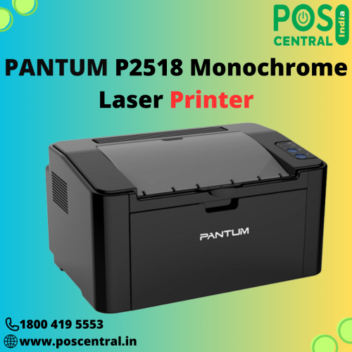 The Pantum P2518 Printer is a monochrome laser printer designed for home and small office use. It has a standard paper input capacity of 150 sheets and an output capacity of 100 sheets. Its sleek design ensures it can fit comfortably on a desk or shelf without taking up much space. Connectivity options for this printer include USB 2.0, allowing for easy connection to a computer or laptop. It is designed to be user-friendly, with a simple and intuitive control panel. It is compatible with various media types, including plain paper, envelopes, labels, and more. Hurry up and Buy Pantum P2518 Laser Printer at affordable prices from POS Central India website with free shipping across India. For more information, go through https://www.poscentral.in/pantum-p2518-22ppm-a4-23ppm-letter-monochrome-laser-printer.html