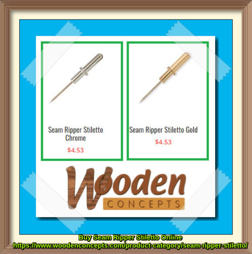 Wooden Concepts is the place online to get your seam ripper stiletto in gold and chrome color.
https://www.woodenconcepts.com/product-category/seam-ripper-stiletto/