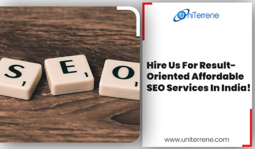 Strengthen your company’s online presence with India's best and most affordable SEO services! Uniterrene offers comprehensive and personalised SEO services at the most competitive rates. We craft result-driven strategies to boost website visibility and organic rankings. Utilising cutting-edge technology, we tackle all aspects of SEO, including keywords, content, on and off-page SEO, local SEO, and more. To book a consultation with us, visit https://www.uniterrene.com/.