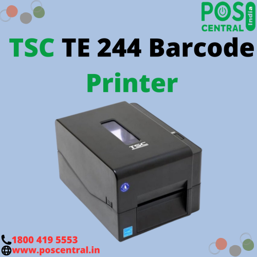 The TSC TE 244 Thermal Transfer Label Printer utilizes thermal transfer printing technology, which ensures clear and precise barcode labels with excellent print quality. It offers a compact and space-saving design, allowing it to fit comfortably on desks or in limited workspace environments. It can print labels with a width of up to 4.25 inches (108 mm), accommodating different label sizes and formats. These printers are equipped with a flash memory of 8 MB and a single LED status indicator. Get the TSC TE 244 Thermal Transfer Barcode Printer at reasonable prices from the POS India website with free shipping. For more information, go to https://www.poscentral.in/tsc-te-244-203-dpi-up-to-6-ips-usb-i-f-thermal-transfer-label-printer.html