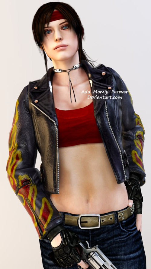 claire redfield biker outfit render by ada momiji forever d8tauun