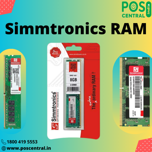 Simmtronics RAM for sale is known for its high-quality performance and reliability, designed to enhance the overall speed and efficiency of your computer system. They feature a standard DDR (Double Data Rate) interface, which allows for faster data transfer rates compared to older memory technologies. Whether you need a RAM module with a small capacity for basic computing tasks or a larger capacity for memory-intensive applications such as gaming or multimedia editing, Simmtronics offers a variety of options to choose from. Purchase Simmtronics RAM from the POS Central India website at discounted prices and get free express delivery. For more information, go to https://www.poscentral.in/simmtronics.html