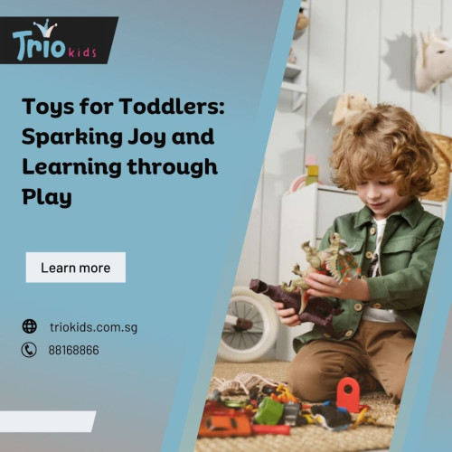 The Power of Play: Explore the vital role of play in a toddler's growth and development. Learn how playtime fosters creativity, imagination, problem-solving, and social skills, all while having fun.
More Details
Website: https://triokids.com.sg/ 
Phone: +6588168866
Address: 37 Jalan Pemimpin Mapex #03-10 Singapore 577177
Business Email: contact@triokids.com.sg

#ToysForToddlers #ToddlerToys #EarlyLearning #PlayAndLearn #EducationalToys #SensoryPlay #MotorDevelopment #LanguageDevelopment #CognitiveSkills #SocialSkills #EmotionalDevelopment #STEMToys #AgeAppropriateToys #SafeToys #ToddlerFun #Imagination #Creativity #FineMotorSkills #GrossMotorSkills #InteractiveToys